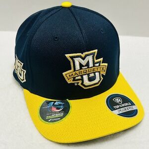 Top of the World Marquette Golden Eagles Stretch Flex Hat Cap One Size Blue NCAA
